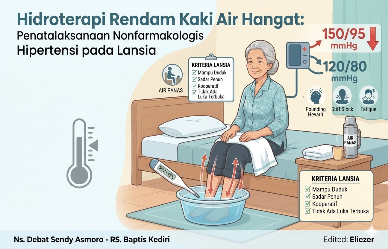 HIDROTERAPI AIR HANGAT (Menurunkan Tekanan Darah Lanjut Usia dengan Hipertensi)
