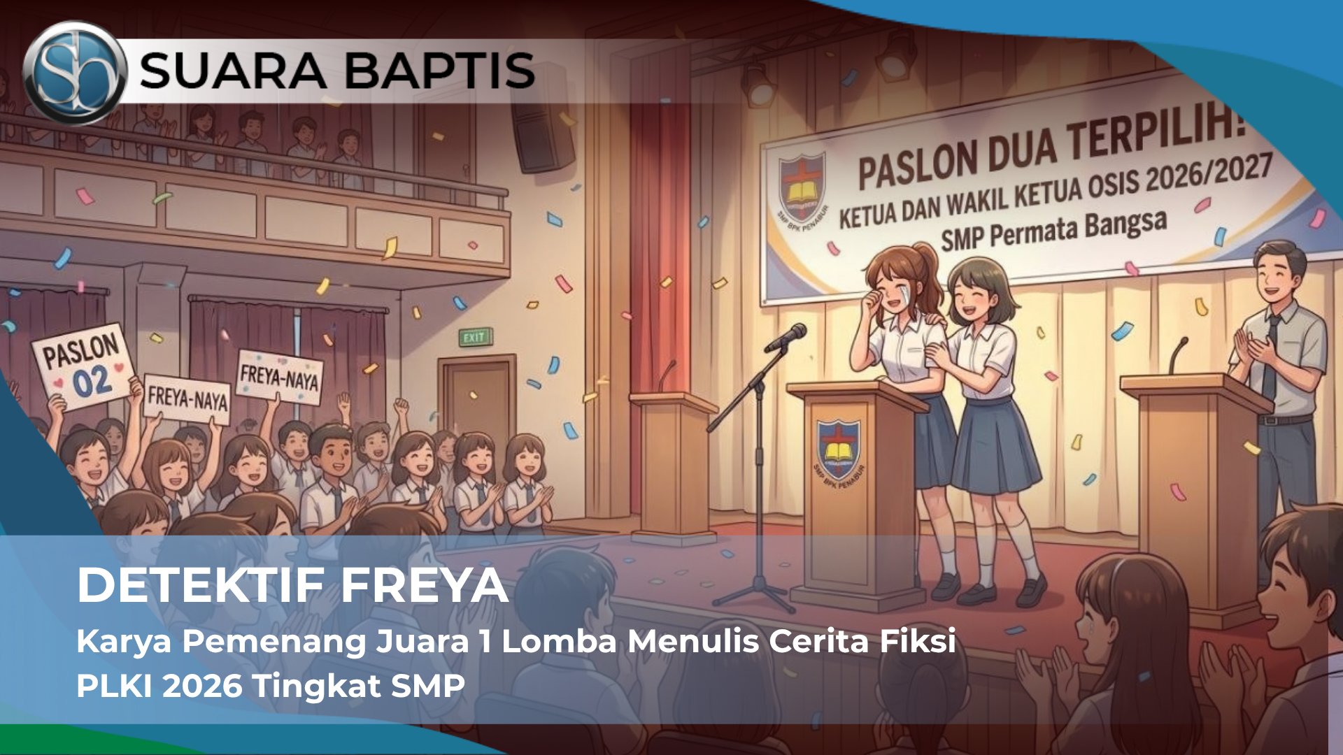 DETEKTIF FREYA - Karya Pemenang Juara 1 Lomba Menulis Cerita Fiksi PLKI 2026 Tingkat SMP