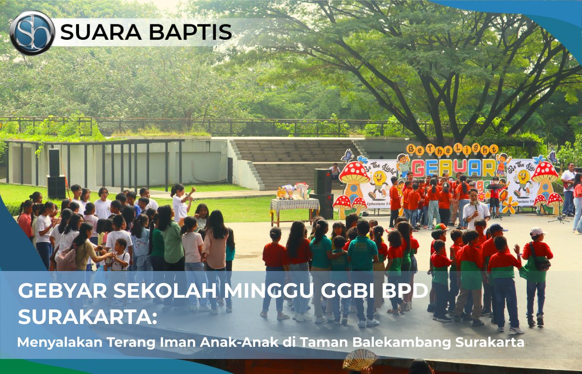 Sampul artikel Gebyar Sekolah Minggu GGBI BPD Surakarta: Menyalakan Terang Iman Anak-Anak di Taman Balekambang